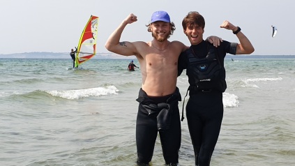 windsurfing kursus surfcamp kitesurfing samsø aktiv ferie