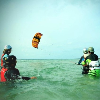 kitesurfing kitecamp bedste kursus begynder øvet samsø
